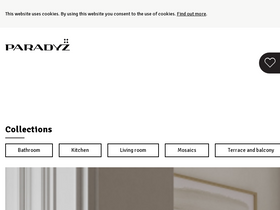 'paradyz.com' screenshot