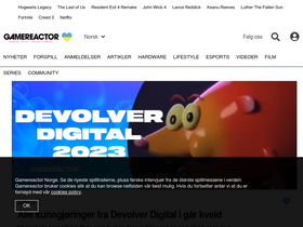 'gamereactor.no' screenshot