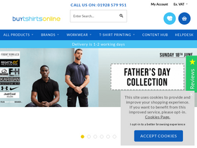 'buytshirtsonline.co.uk' screenshot