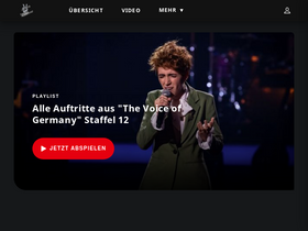 'the-voice-of-germany.de' screenshot