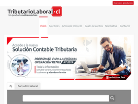 'tributariolaboral.cl' screenshot