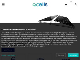 'q-cells.eu' screenshot