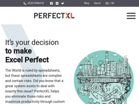 'perfectxl.com' screenshot