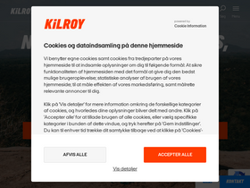 'kilroy.dk' screenshot
