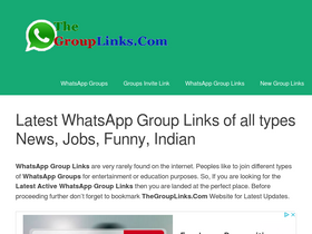 'thegrouplinks.com' screenshot