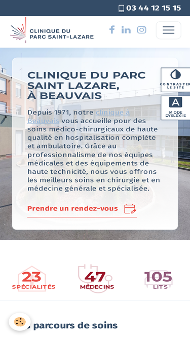 clinique-du-parc-saint-lazare.com