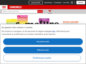 'zanichelli.it' screenshot