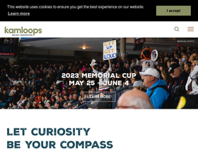 'tourismkamloops.com' screenshot