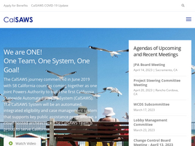 'calsaws.org' screenshot