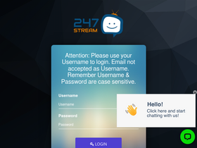 '247tvstream.net' screenshot