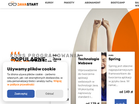 'javastart.pl' screenshot