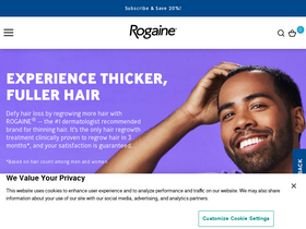 'rogaine.com' screenshot