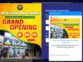 'demxanh.com' screenshot