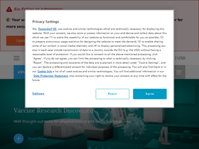 'eppendorf.com' screenshot