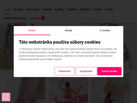 'topankovo.sk' screenshot