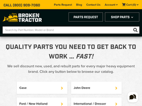 'brokentractor.com' screenshot