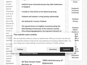 'thaiembassy.se' screenshot