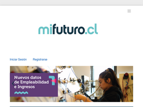 'mifuturo.cl' screenshot