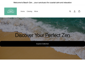 beach-zen.com homepage screenshot