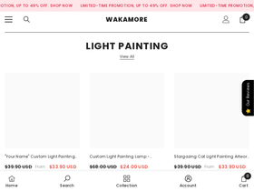 wakamore website screenshot