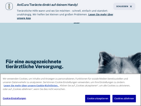 'anicura.de' screenshot