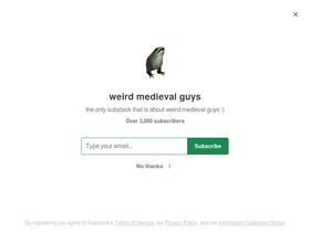 weirdmedievalguys.substack.com