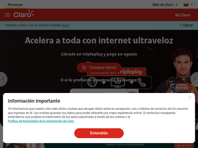 'claro.com.co' screenshot