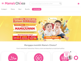 'mamaschoice.id' screenshot