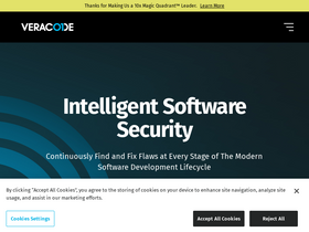 'veracode.com' screenshot
