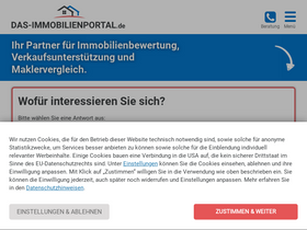 'das-immobilienportal.de' screenshot