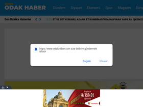 'odakhaber.com' screenshot