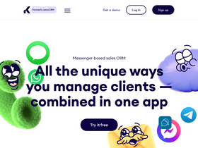 'amocrm.com' screenshot