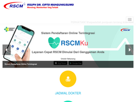 'rscm.co.id' screenshot