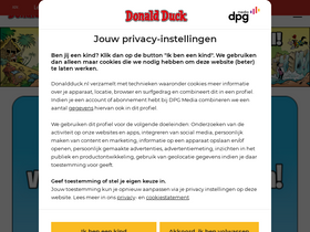 'donaldduck.nl' screenshot