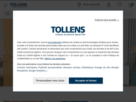'tollens.com' screenshot
