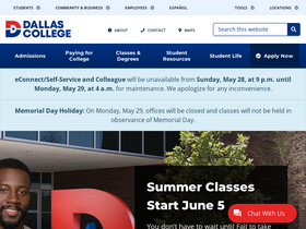 'dcccd.edu' screenshot