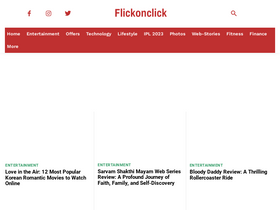 'flickonclick.com' screenshot