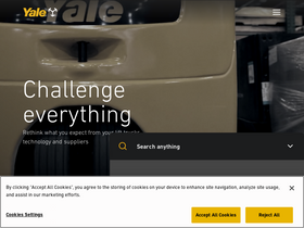 'yale.com' screenshot