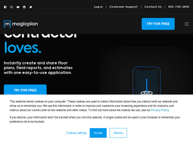 'magicplan.app' screenshot