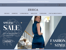 zesica website screenshot