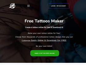 'tattoosmaker.com' screenshot