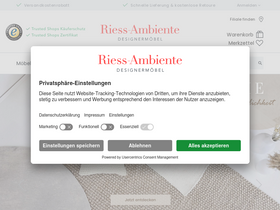 'riess-ambiente.net' screenshot