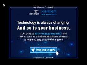 'patientengagementhit.com' screenshot