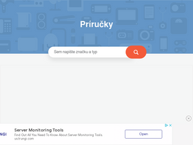 'prirucky.sk' screenshot