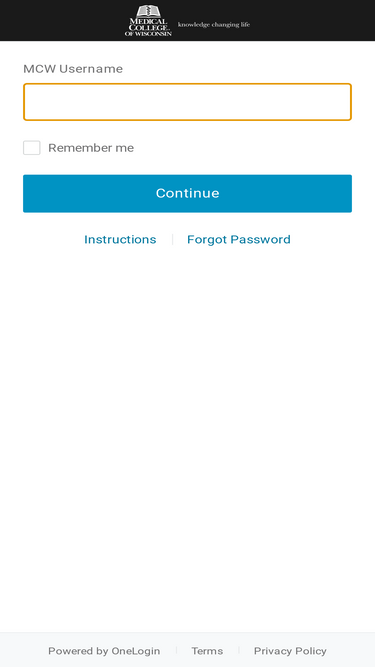 mcw.onelogin.com