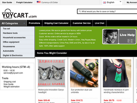 'yoycart.com' screenshot