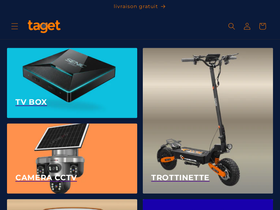 taguet.com homepage screenshot