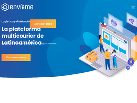 'enviame.io' screenshot