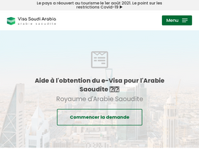 'visasaudi.sa.com' screenshot