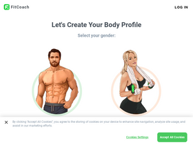 'fit-coach.io' screenshot